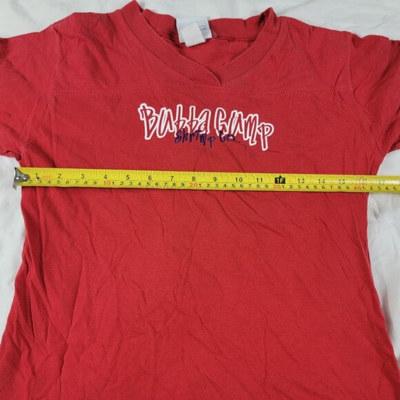 Vintage Bubba Gump Shrimp Co Adults Red T Shirt Large Work Wear Casual - Picture 5 of 8